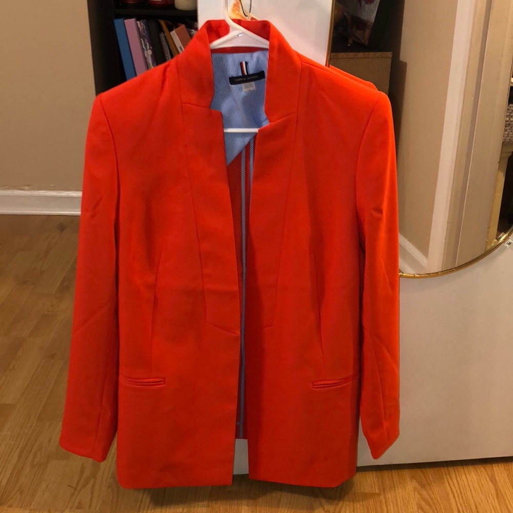 Orange Tommy Hilfiger blazer